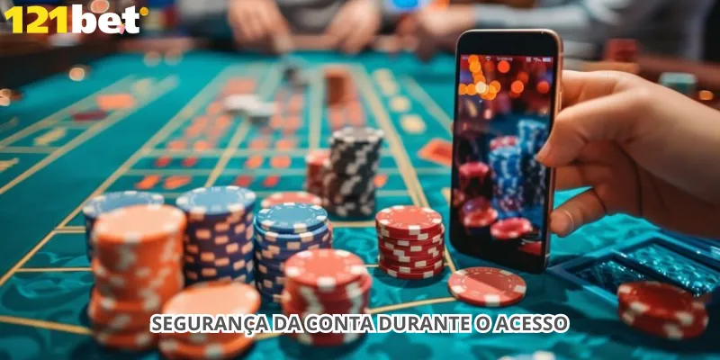 Segurança da conta durante o acesso