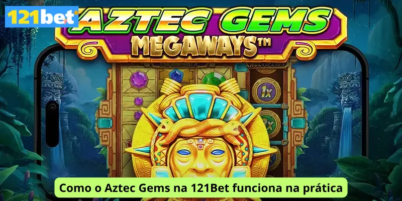 Como o Aztec Gems na 121Bet funciona na prática